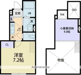 1Kの間取り画像