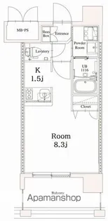 エンクレスト香椎駅前【10階】の間取り