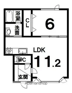 スペース126【202号室】の間取り