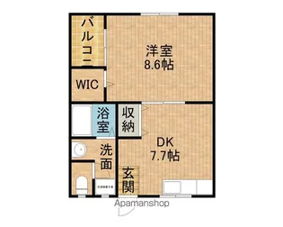 アールハウスⅢ【2階】の間取り