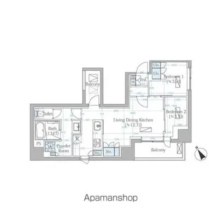 SANKYO YOKOHAMA CAMPUS【8階】の間取り