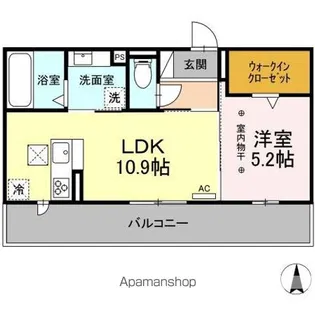 アンダー フォレスト Annex【1階】の間取り