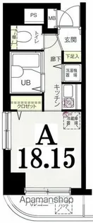 グリフィン横浜・アクティ【601号室】の間取り