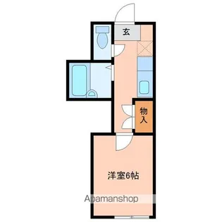 エスポアールⅣ【105号室】の間取り