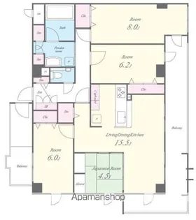 アラモード パレス【3階】の間取り