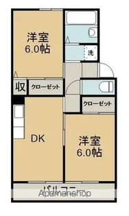 プレジールジュン【205号室】の間取り