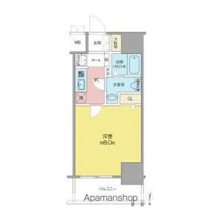 SHOKEN Residence名古屋SOUTH【4階】の間取り