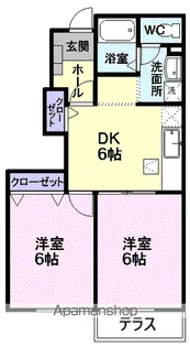 アイランドヘヴンⅡ【1階】の間取り