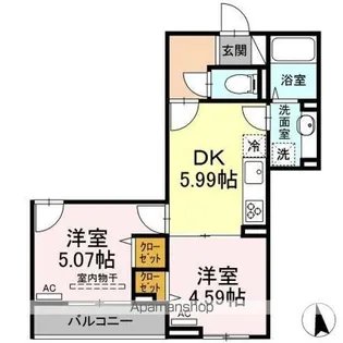 グラナーデ目白御留山【302号室】の間取り