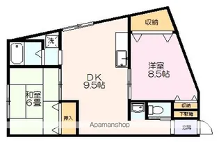 エクセレントメゾン【103号室】の間取り