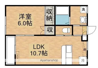 エミネンス【1階】の間取り