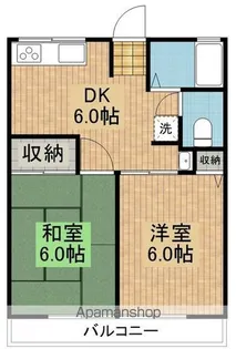 シティハイムヤハタ【201号室】の間取り