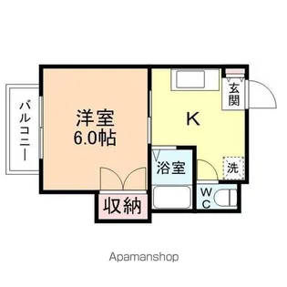 セサミ西中野【2階】の間取り