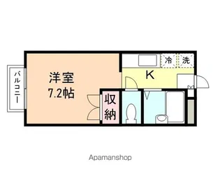 CASA ISUZU【202号室】の間取り
