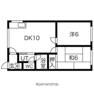 コーポ高田A【201号室】の間取り
