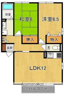 ラフィーネ結崎【1階】の間取り