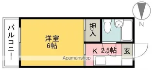 メゾンド井上【4階】の間取り
