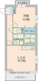 グローバルヒルズ【101号室】の間取り