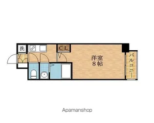 S−RESIDENCE都島【201.号室】の間取り