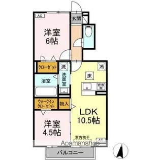 レクエルド【1階】の間取り