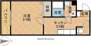 静岡県浜松市中央区若林町【マンション】の間取り