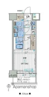 オーキッドレジデンス森下【2階】の間取り