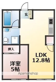 AQUA・LUCE【3階】の間取り