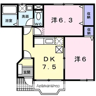 シーサイド グレイス【1階】の間取り