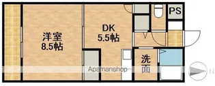 セントラルヒルズB【2階】の間取り