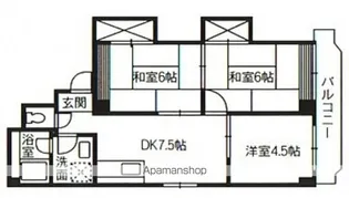 メイゾン小町【302号室号室】の間取り