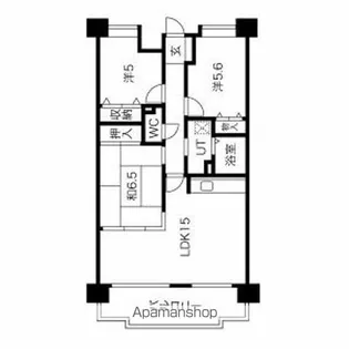 シティ・ライフ グランヴィーネ星ヶ丘 B棟【6階】の間取り