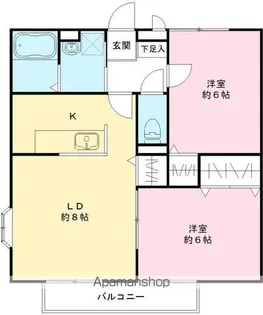 ドエルST Ⅱ【101号室号室】の間取り