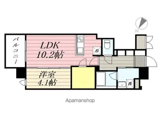 RJRプレシア高砂【9階】の間取り