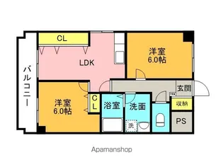 パークハイツ茂木【301号室】の間取り
