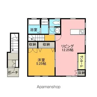 グランビルポートタウン【202号室】の間取り