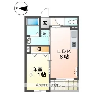 アウローラ本郷町【2階】の間取り