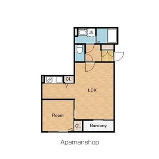 セジュール元町【305号室】の間取り