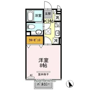 ナカイパレス A【1階】の間取り
