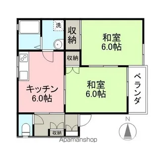 シャトレシャルマン【205号室】の間取り