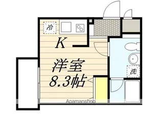 プラージュ石川町【2階】の間取り