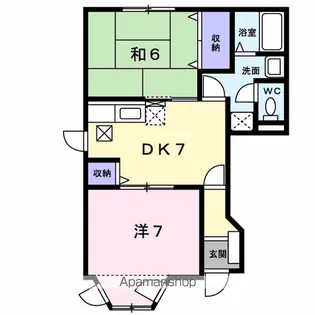 ハートフル【1階】の間取り