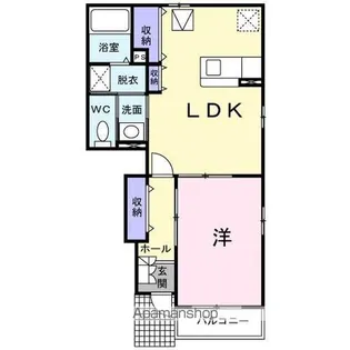 ブライトタウンMーⅡ【1階】の間取り