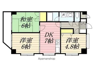 シャトー西戸部【3階】の間取り