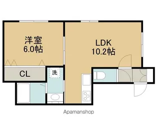 CLAN MOANA(クランモアナ)【2階】の間取り