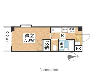 アクシス1【4階】の間取り