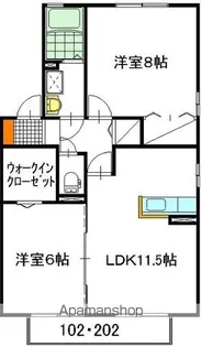 サニーコート【1階】の間取り