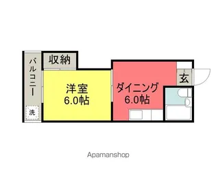 旭町ビル【2階】の間取り