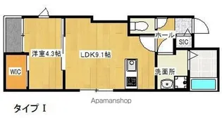 ルノーア寺塚【1階】の間取り