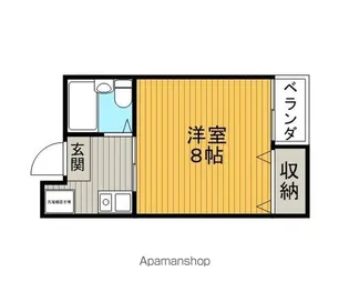 リーフ蛍池【2階】の間取り