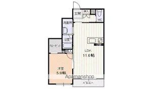 PROUD22【1階】の間取り